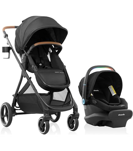 Amazon.com : Evenflo Shyft Intuiti+ Travel System w/ Revolve180